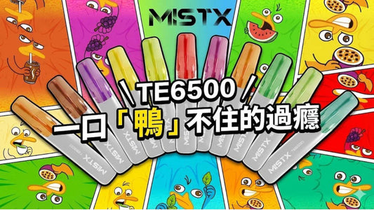 MISTX TE6500 鴨嘴獸 6500口全面評測｜顏值 × 技術 × 口感一次到位
