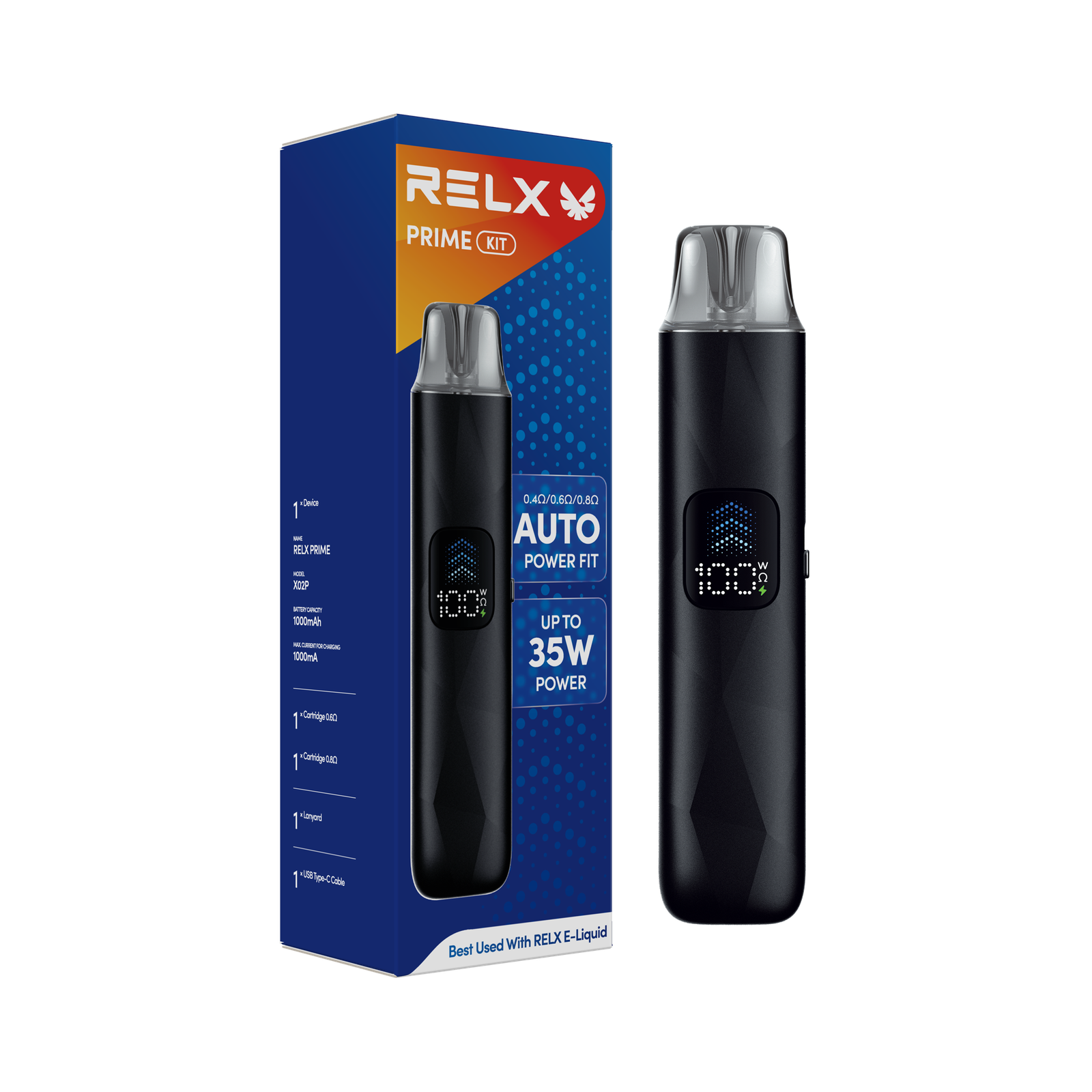 Relx Prime 開放式主機啞黑