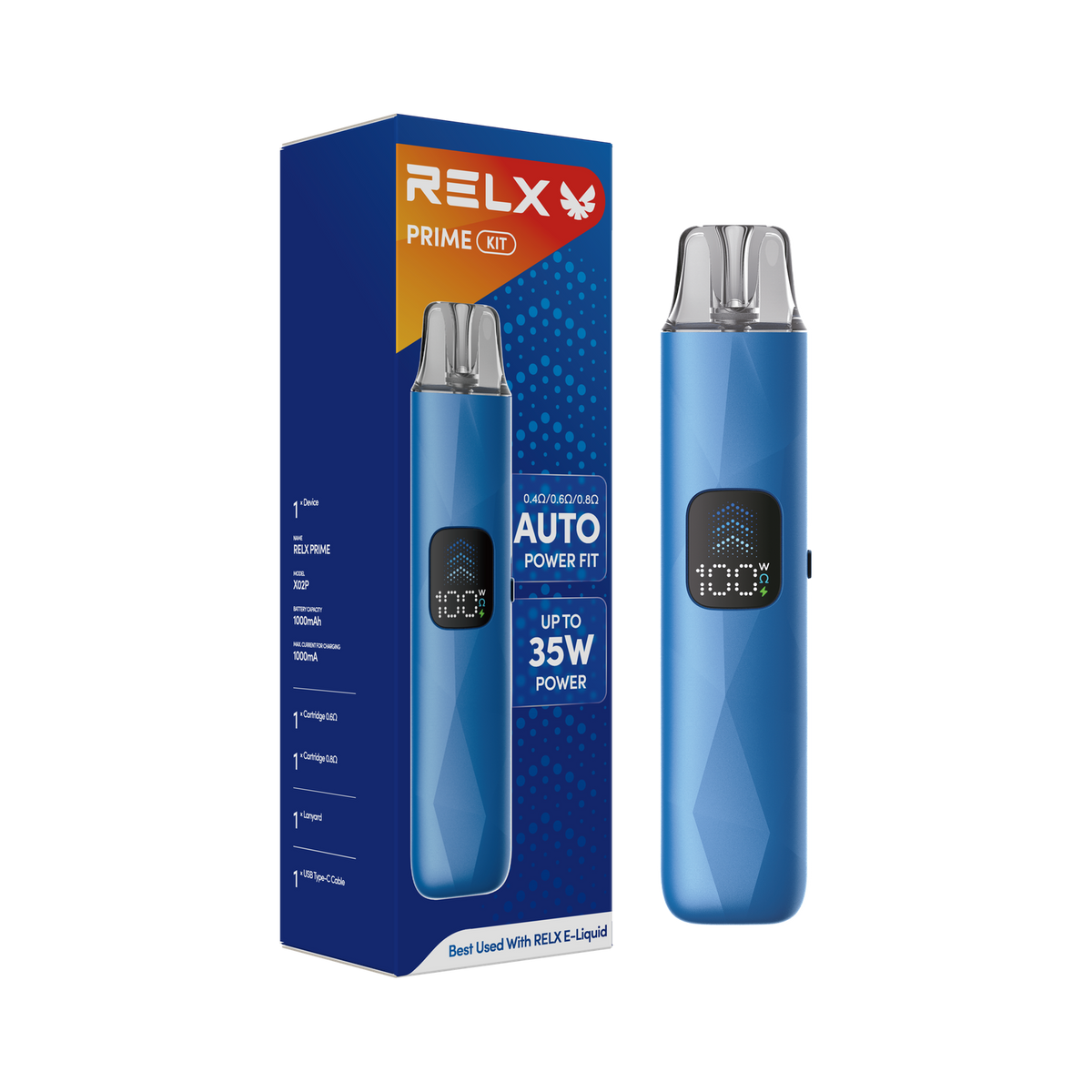 Relx Prime 開放式主機灰藍